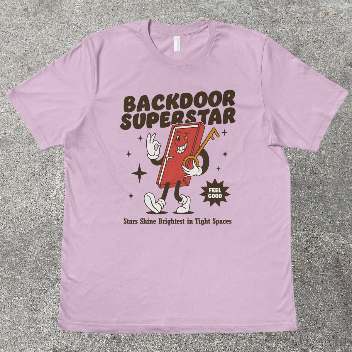 BACKDOOR SUPERSTAR - TeeHeeUSCo - T-Shirt