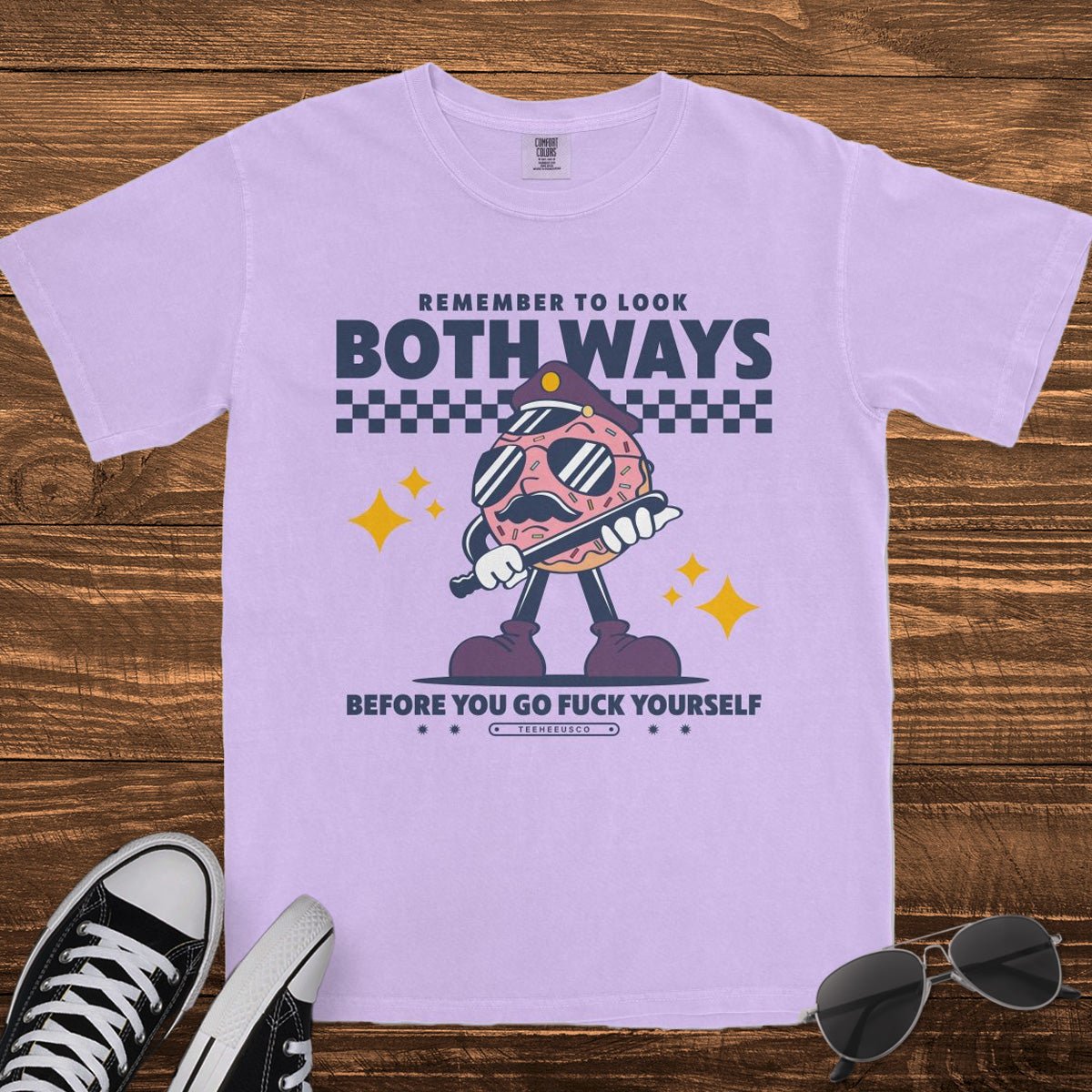LOOK BOTH WAYS - TeeHeeUSCo - T-Shirt