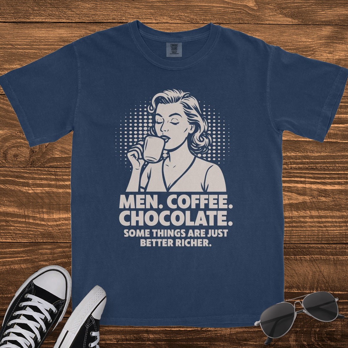 MEN COFFEE CHOCOLATE - TeeHeeUSCo - T-Shirt