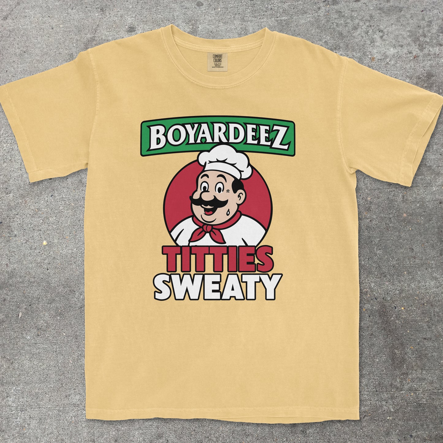 BOYARDEEZ TITTIES SWEATY