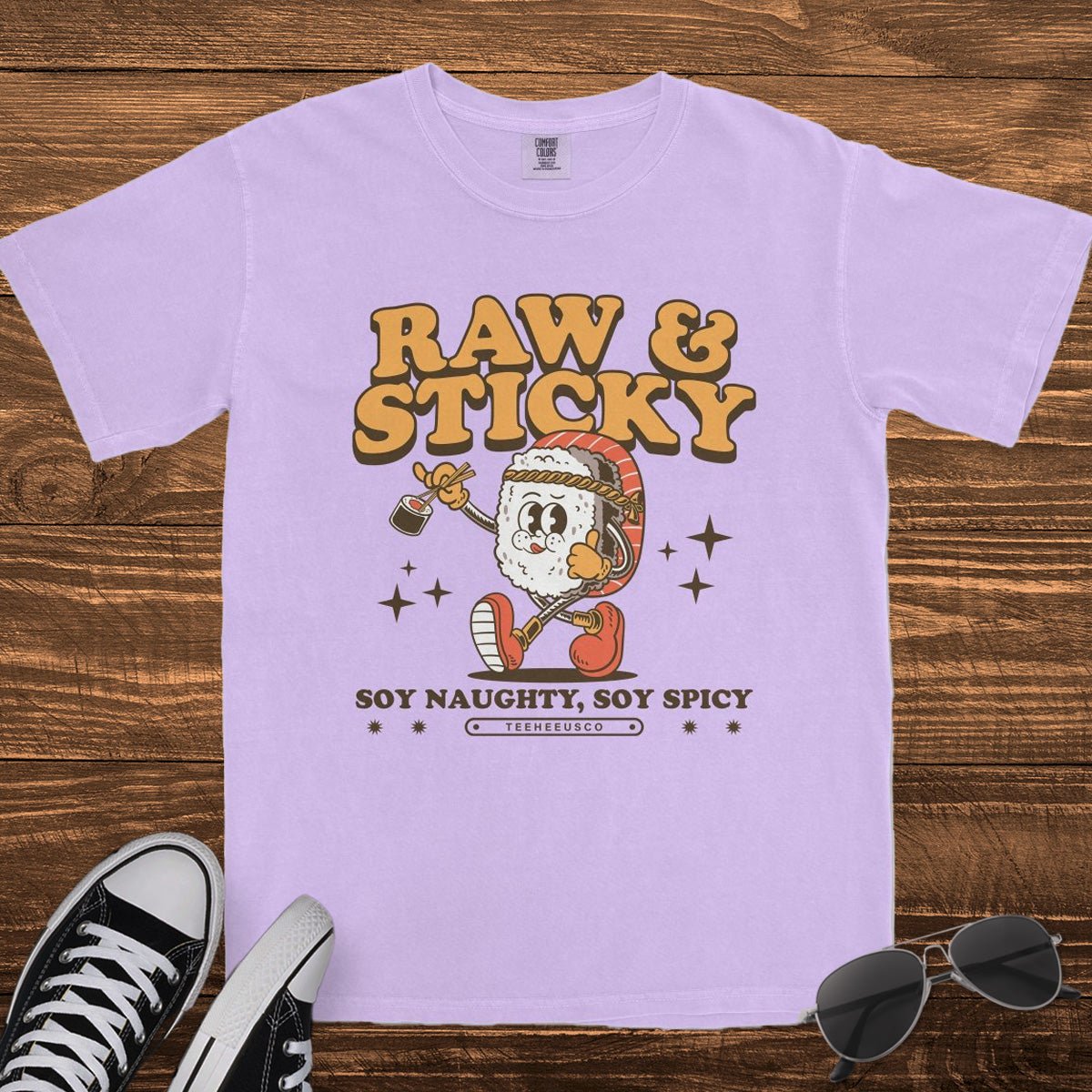 RAW & STICKY - TeeHeeUSCo - T-Shirt