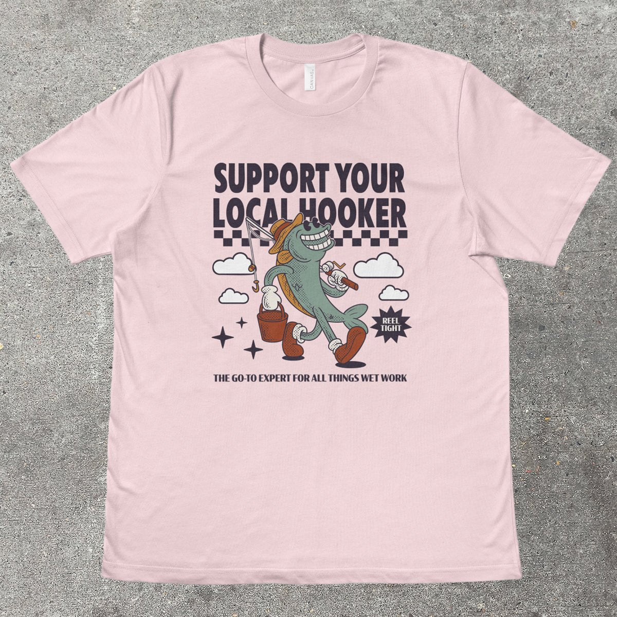 SUPPORT YOUR LOCAL H00KER - TeeHeeUSCo - T-Shirt