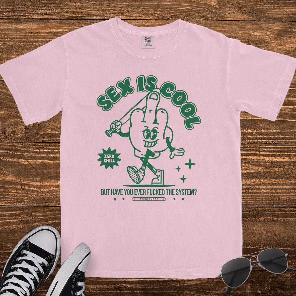 S*X IS COOL, BUT HAVE YOU EVER... - TeeHeeUSCo - T-Shirt