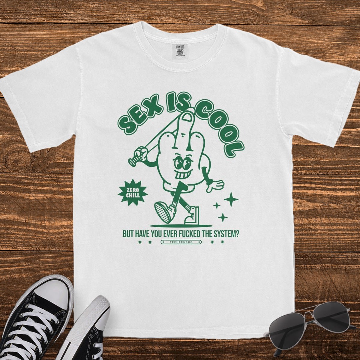 S*X IS COOL, BUT HAVE YOU EVER... - TeeHeeUSCo - T-Shirt