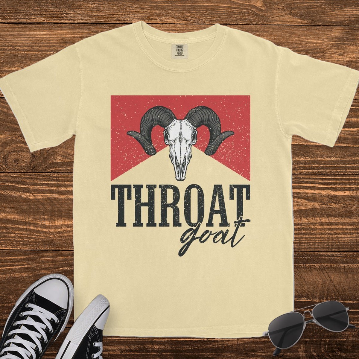 THROAT GOAT WESTERN - TeeHeeUSCo - T-Shirt