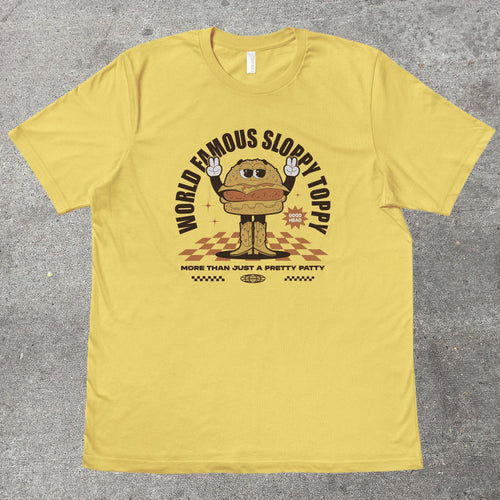 WORLD FAMOUS SLOPPY TOPPY - TeeHeeUSCo - T-Shirt