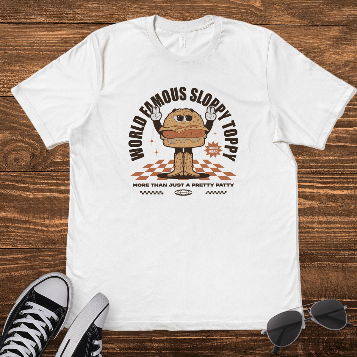 WORLD FAMOUS SLOPPY TOPPY - TeeHeeUSCo - T-Shirt