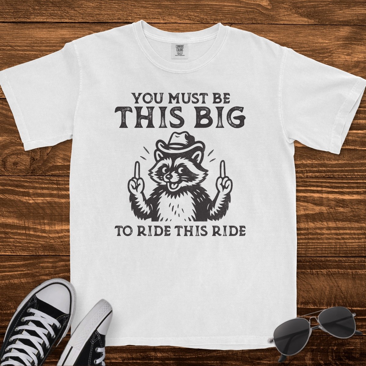 YOU MUST BE THIS BIG - TeeHeeUSCo - T-Shirt