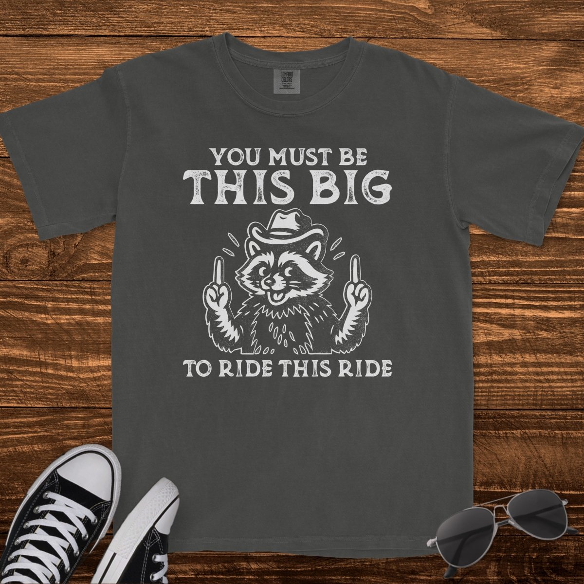 YOU MUST BE THIS BIG - TeeHeeUSCo - T-Shirt