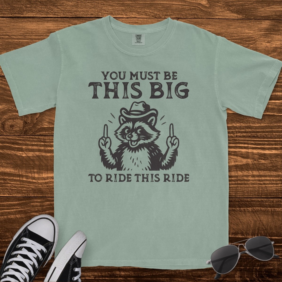 YOU MUST BE THIS BIG - TeeHeeUSCo - T-Shirt