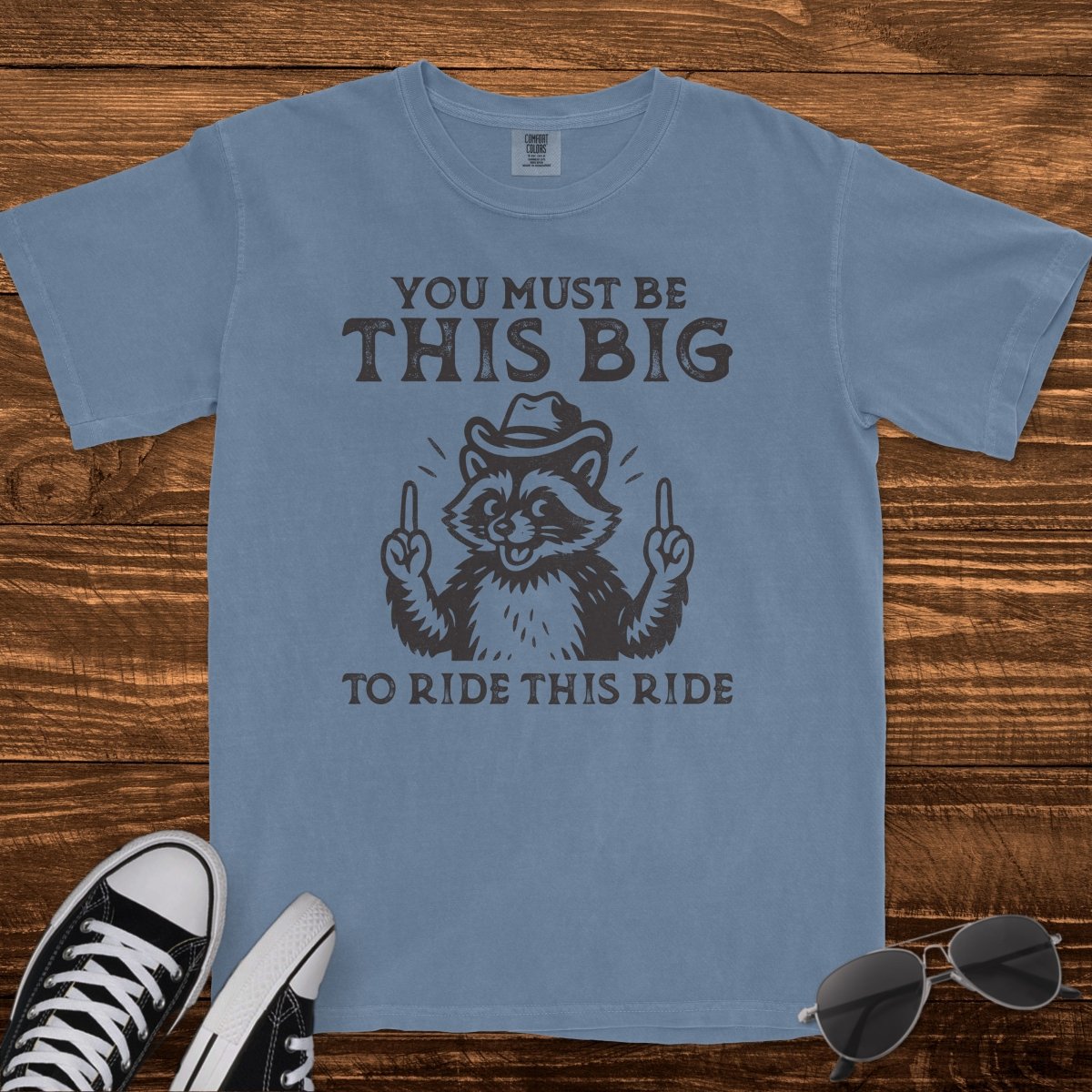 YOU MUST BE THIS BIG - TeeHeeUSCo - T-Shirt