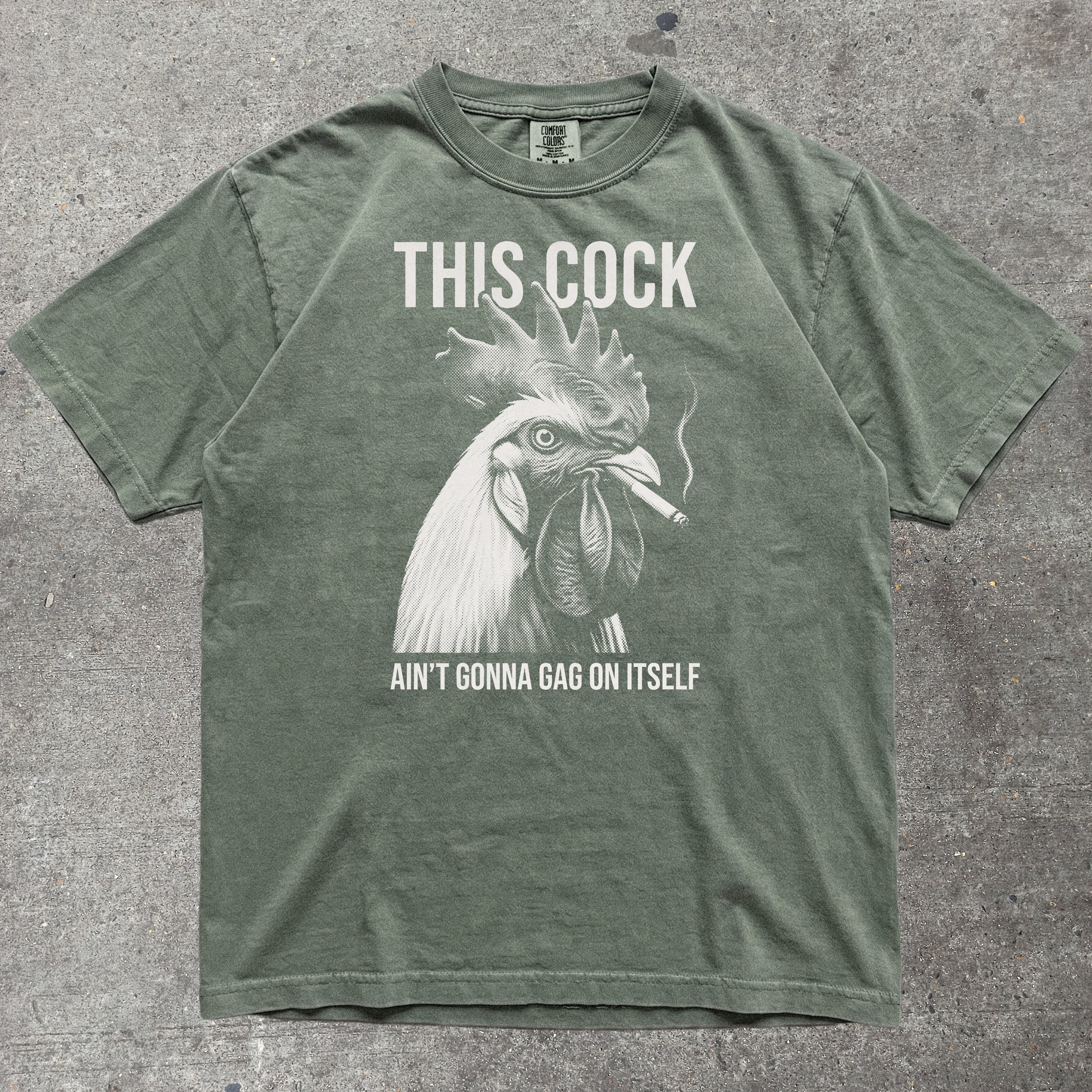 THIS COCK AIN'T GONNA GAG ON ITSELF