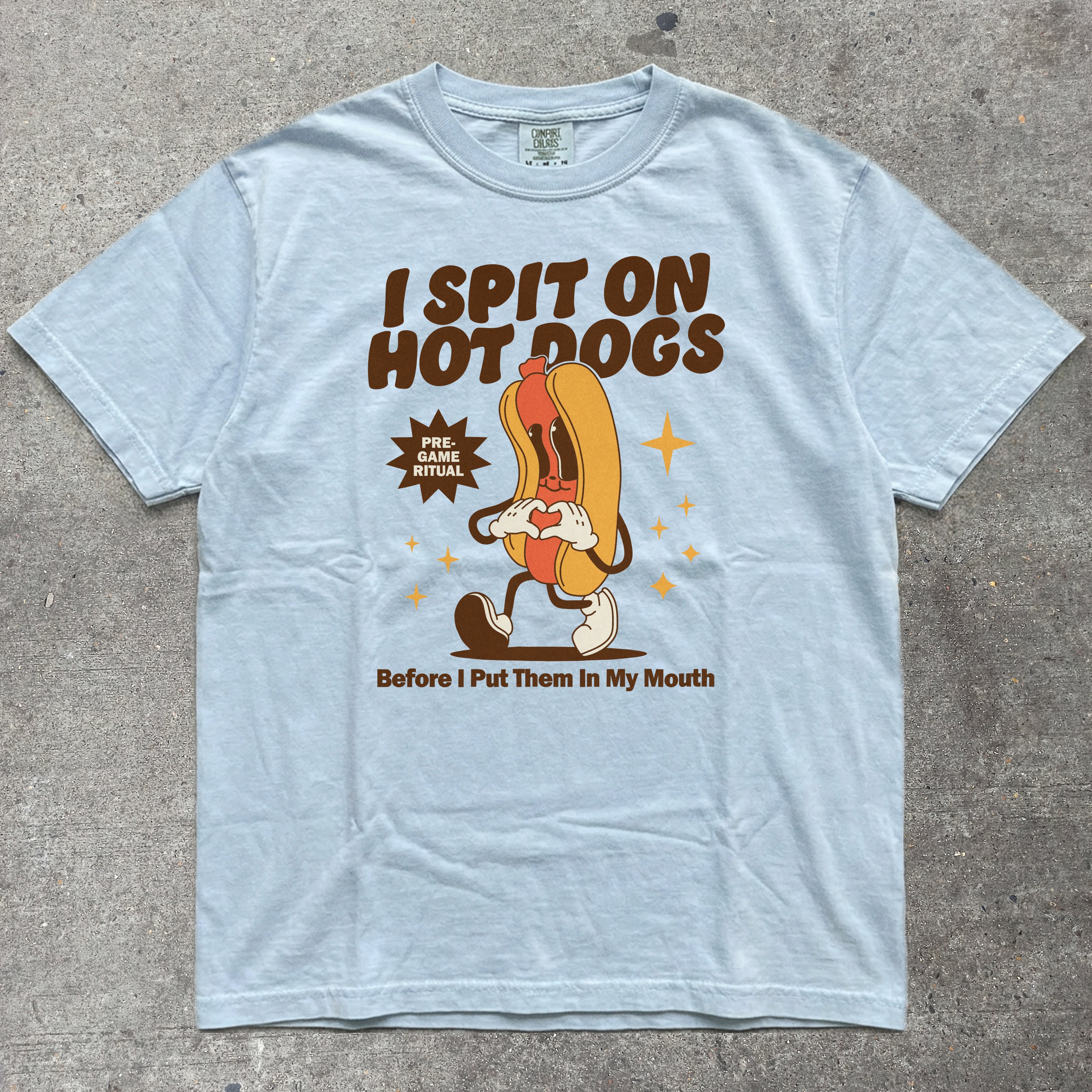I SPIT ON HOT DOGS