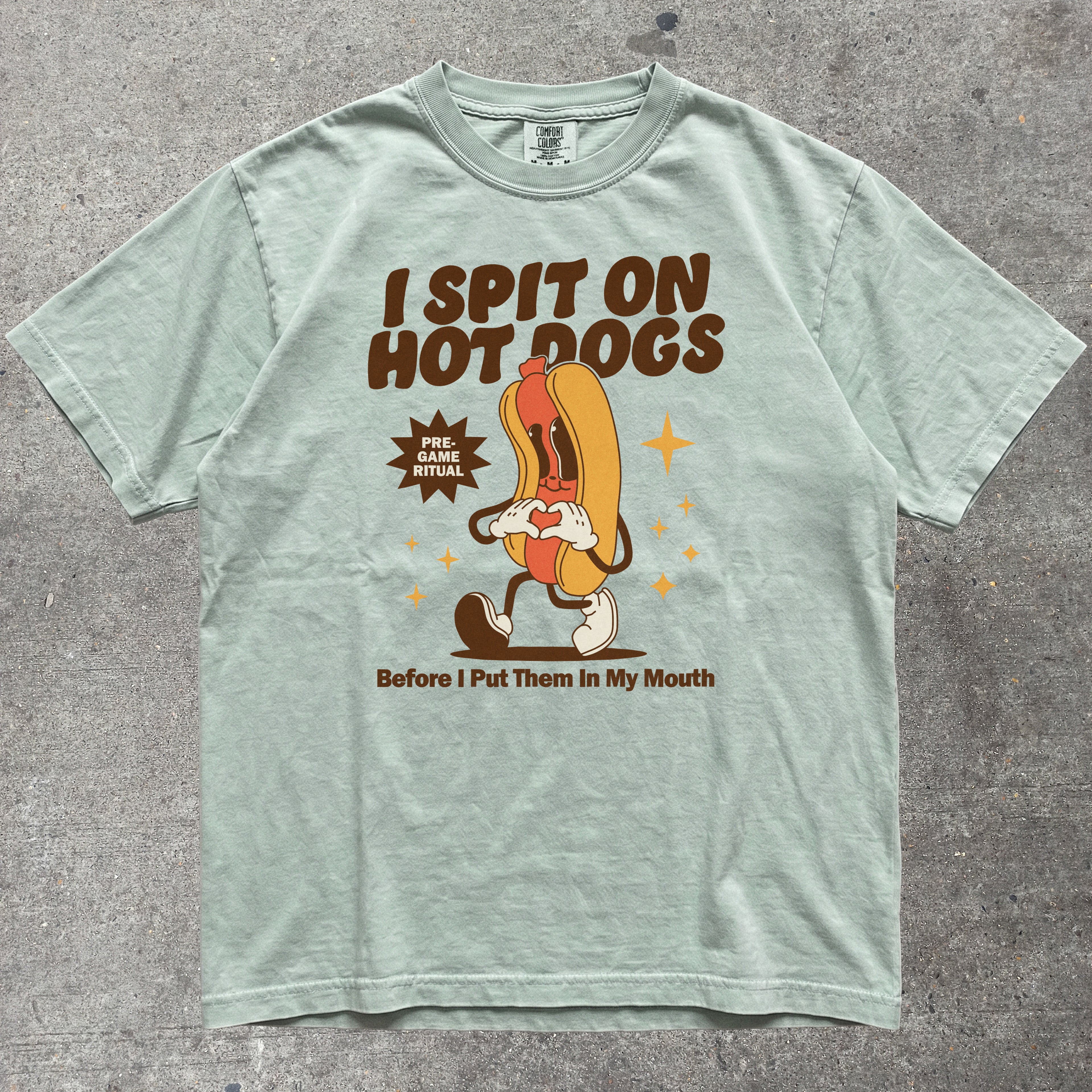 I SPIT ON HOT DOGS