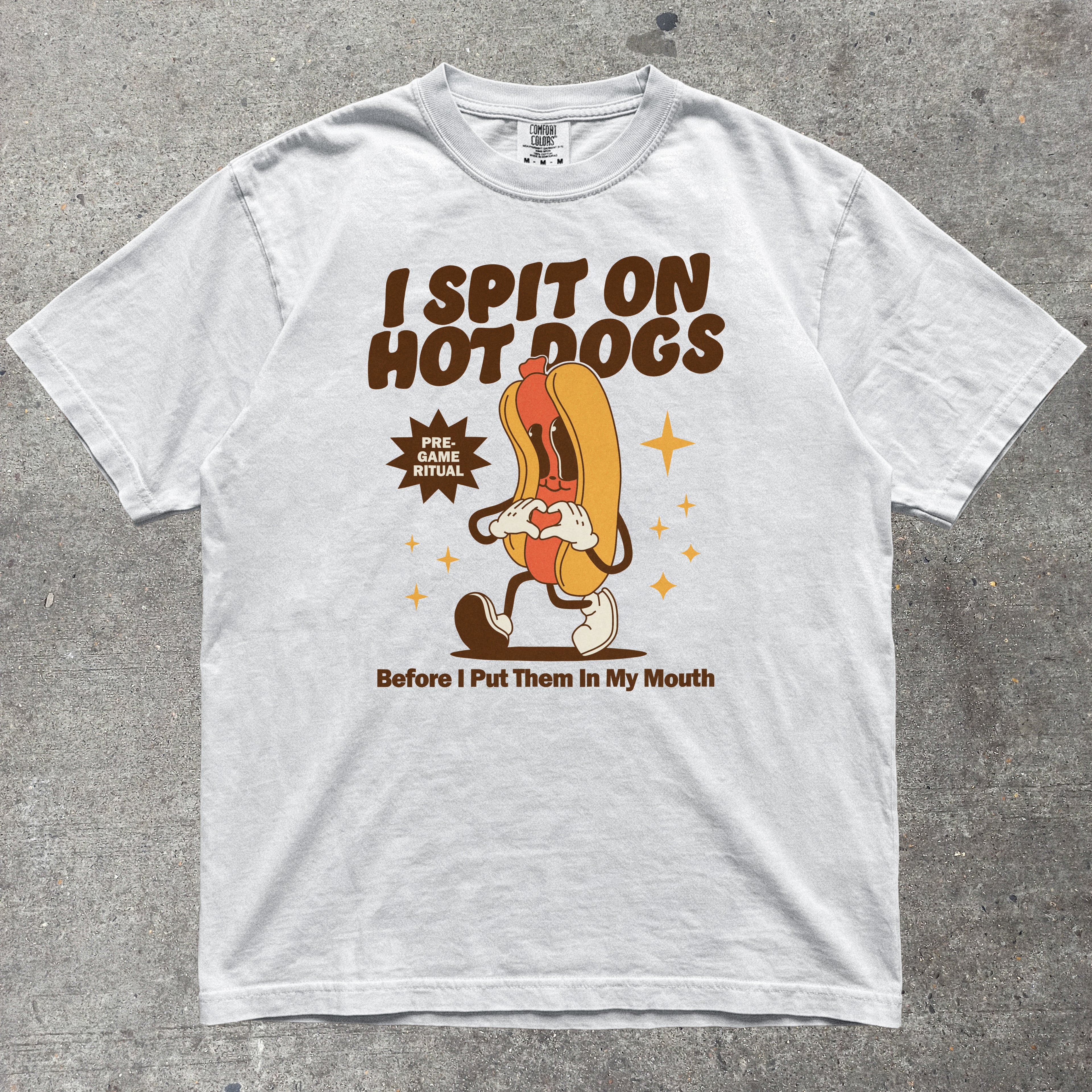 I SPIT ON HOT DOGS