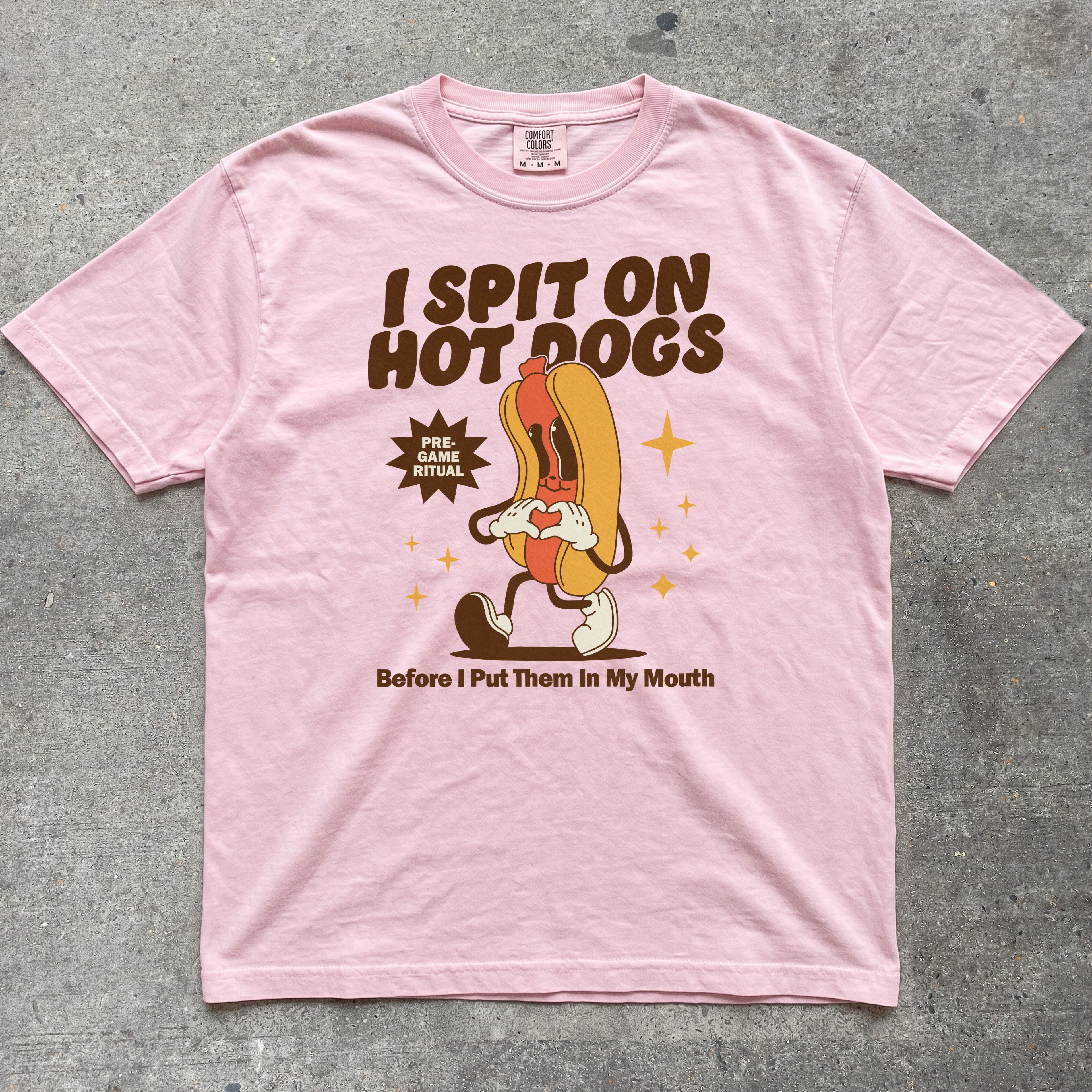 I SPIT ON HOT DOGS