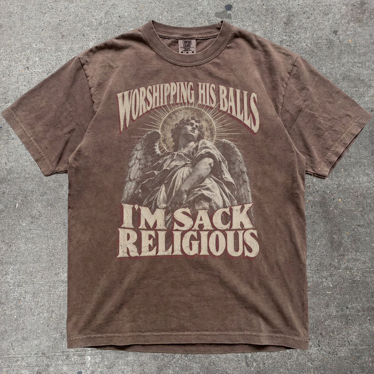 WORSHIPPING HIS BALLS
