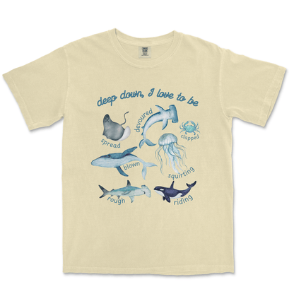 DEEP DOWN I LOVE TO BE - TeeHeeUSCo - T-Shirt