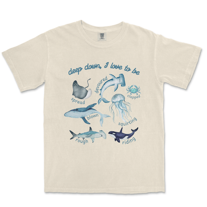 DEEP DOWN I LOVE TO BE - TeeHeeUSCo - T-Shirt