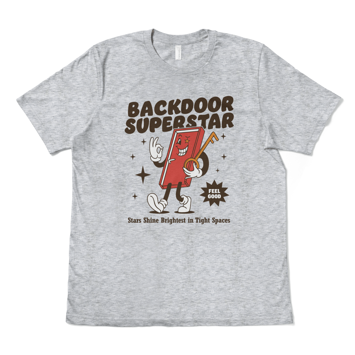 BACKDOOR SUPERSTAR - TeeHeeUSCo - T-Shirt