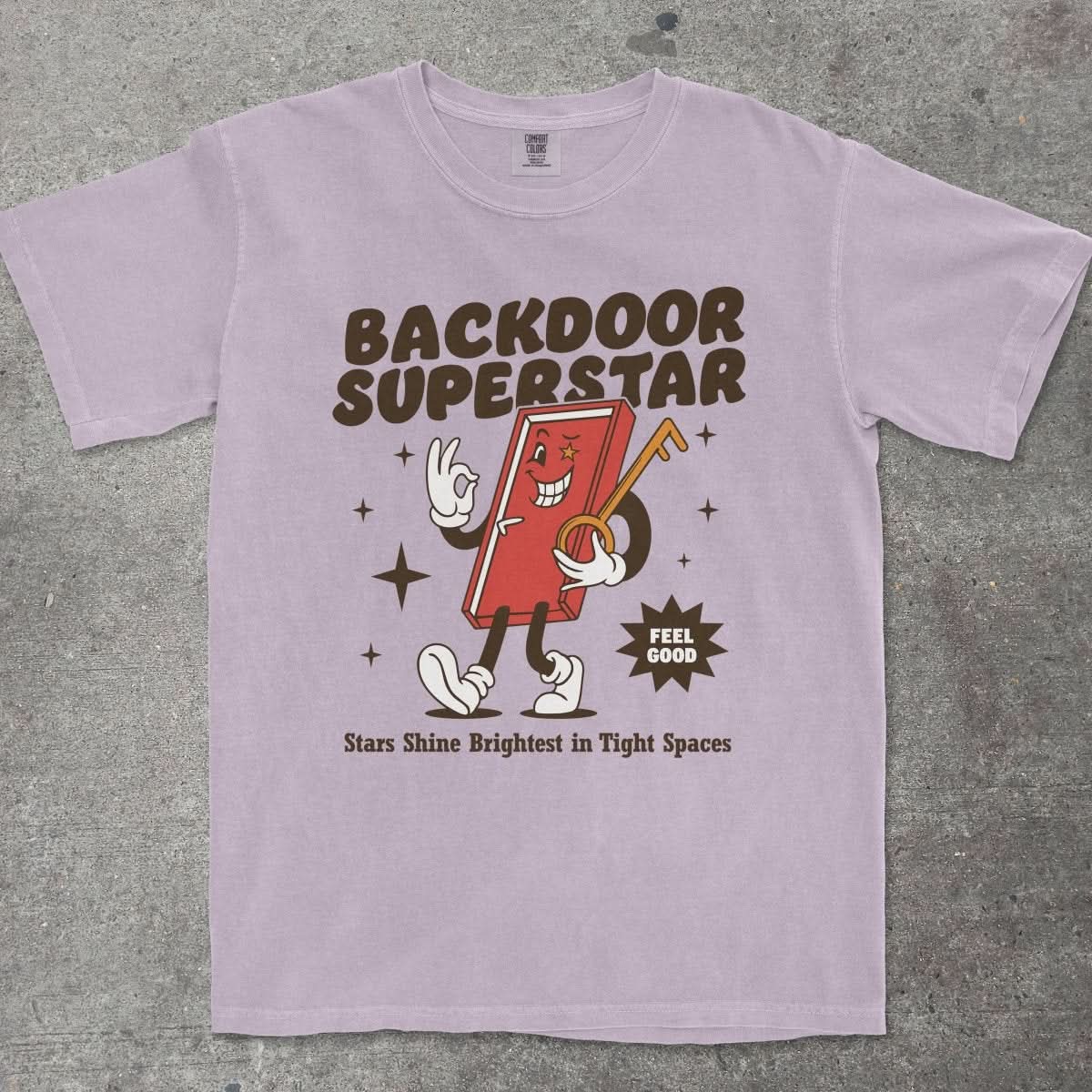 BACKDOOR SUPERSTAR - TeeHeeUSCo - T-Shirt