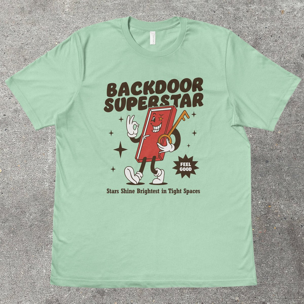 BACKDOOR SUPERSTAR - TeeHeeUSCo - T-Shirt