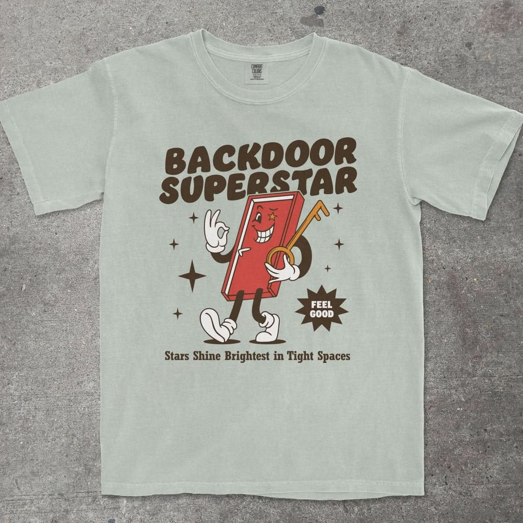 BACKDOOR SUPERSTAR - TeeHeeUSCo - T-Shirt