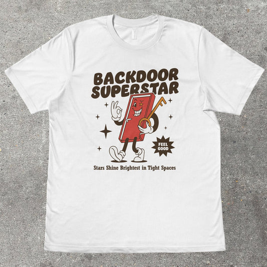 BACKDOOR SUPERSTAR - TeeHeeUSCo - T-Shirt