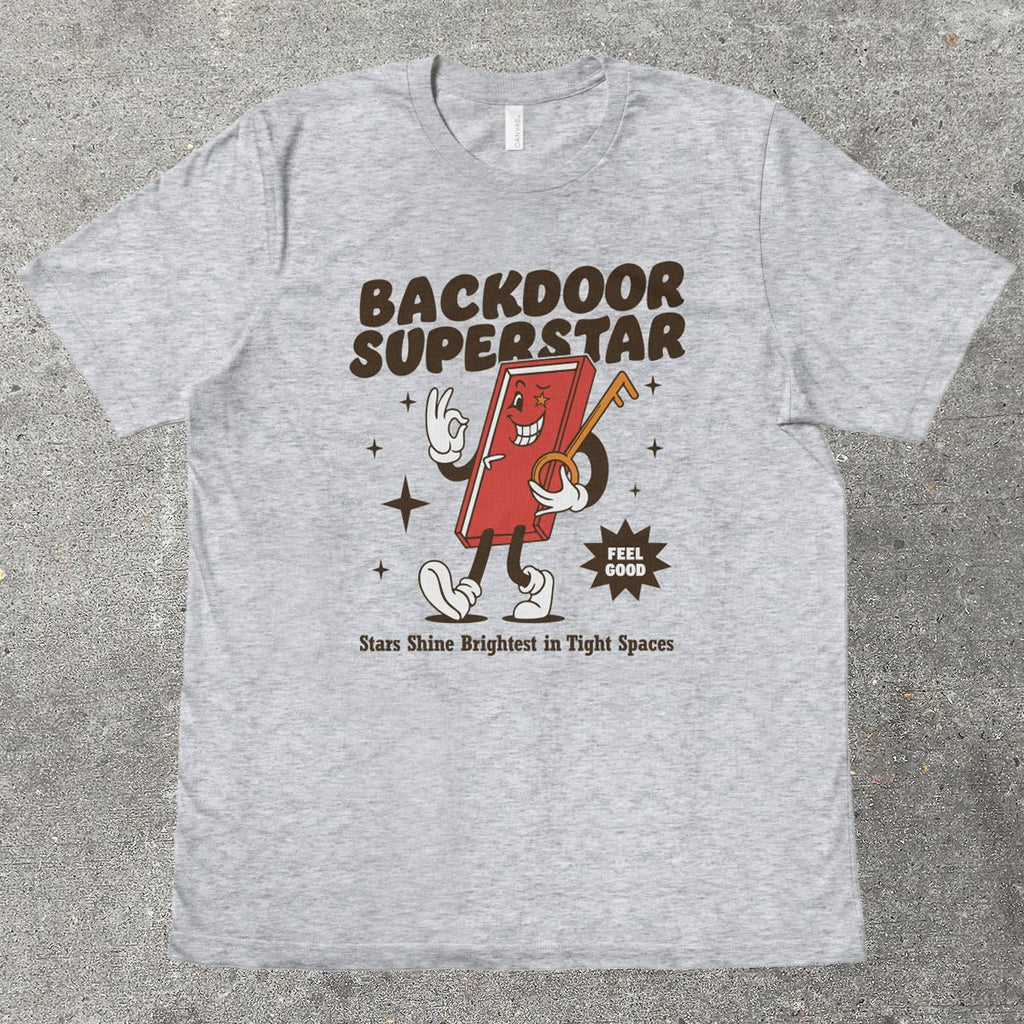 BACKDOOR SUPERSTAR - TeeHeeUSCo - T-Shirt