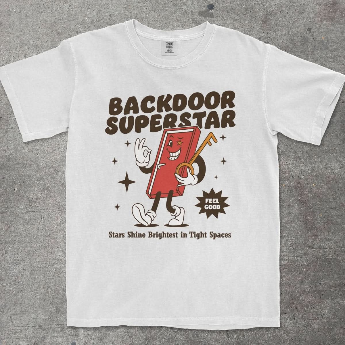BACKDOOR SUPERSTAR - TeeHeeUSCo - T-Shirt