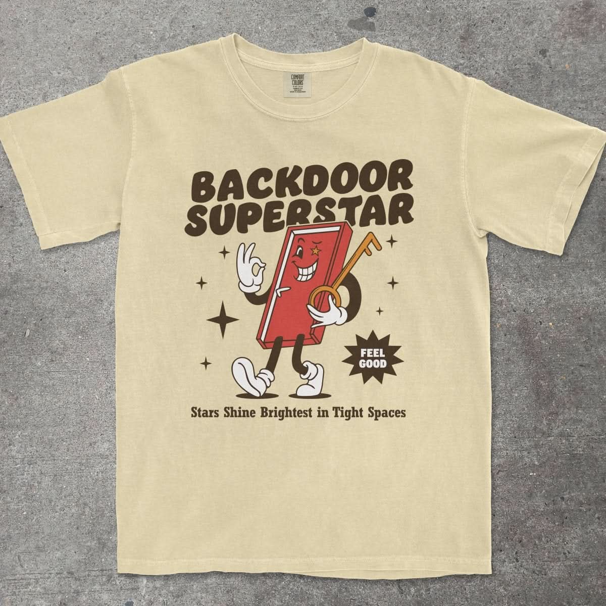 BACKDOOR SUPERSTAR - TeeHeeUSCo - T-Shirt