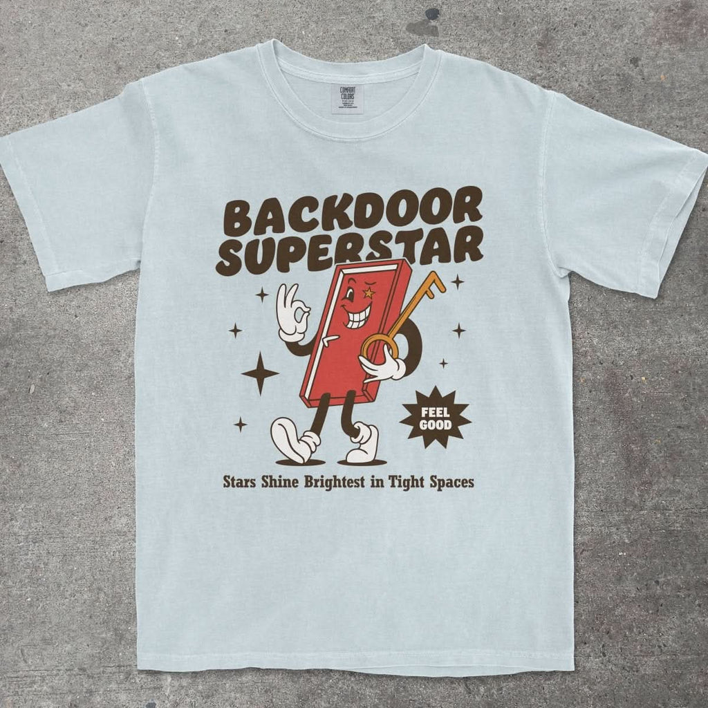 BACKDOOR SUPERSTAR - TeeHeeUSCo - T-Shirt