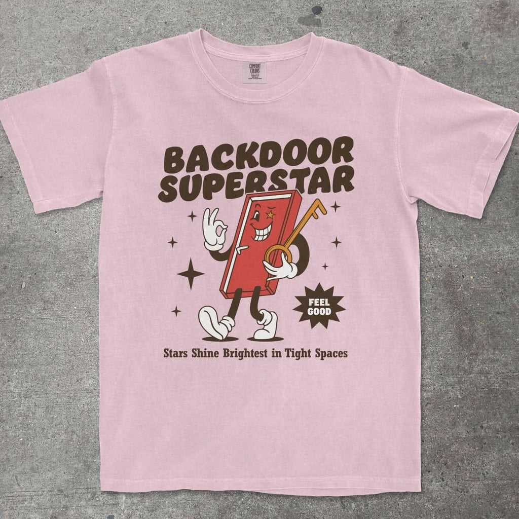 BACKDOOR SUPERSTAR - TeeHeeUSCo - T-Shirt