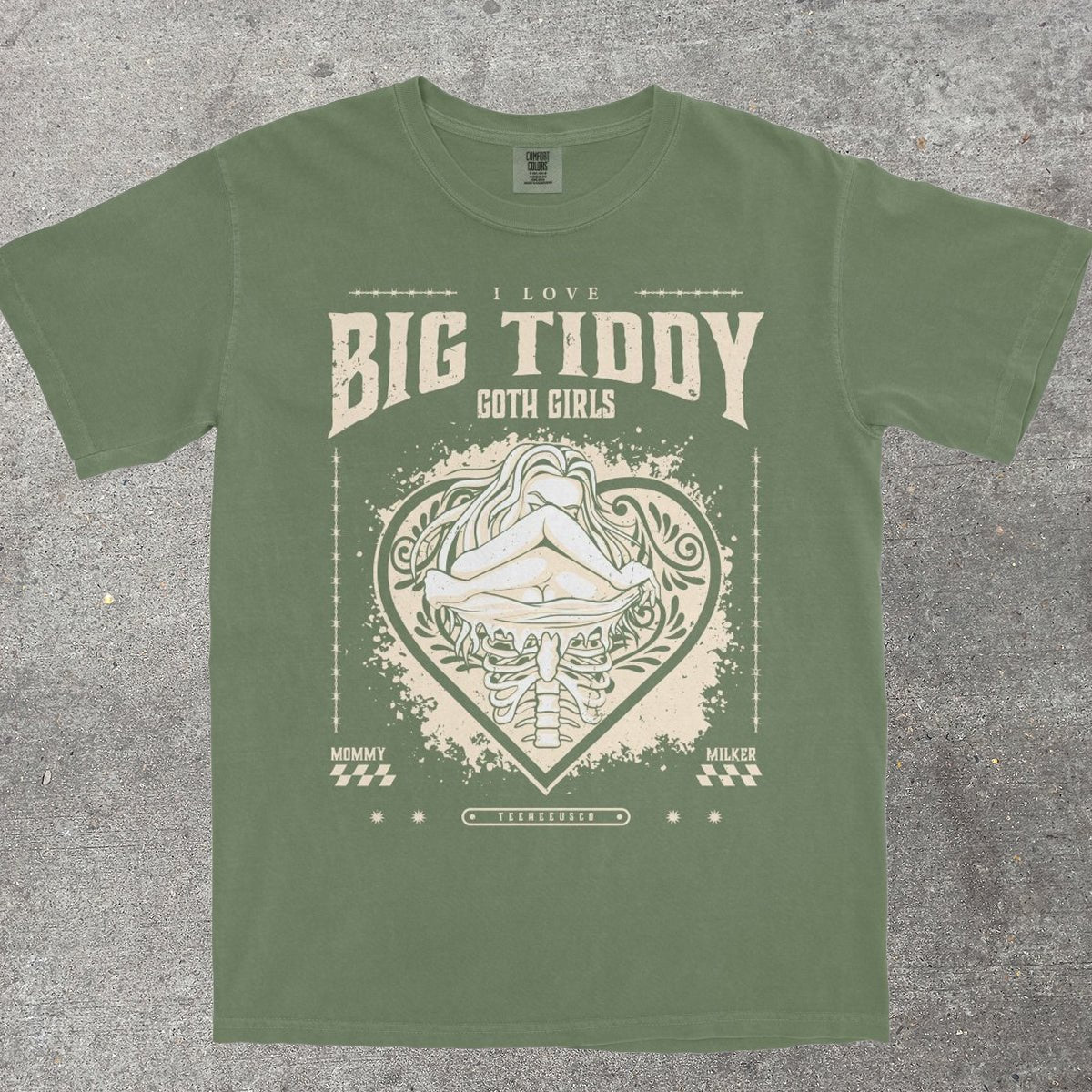 BIG TIDDY GOTH GIRLS - TeeHeeUSCo - T-Shirt