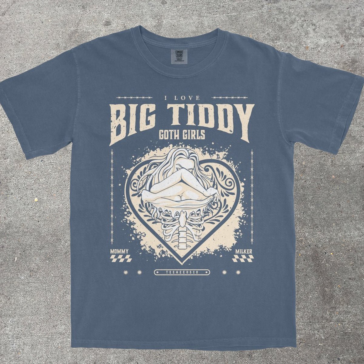 BIG TIDDY GOTH GIRLS - TeeHeeUSCo - T-Shirt