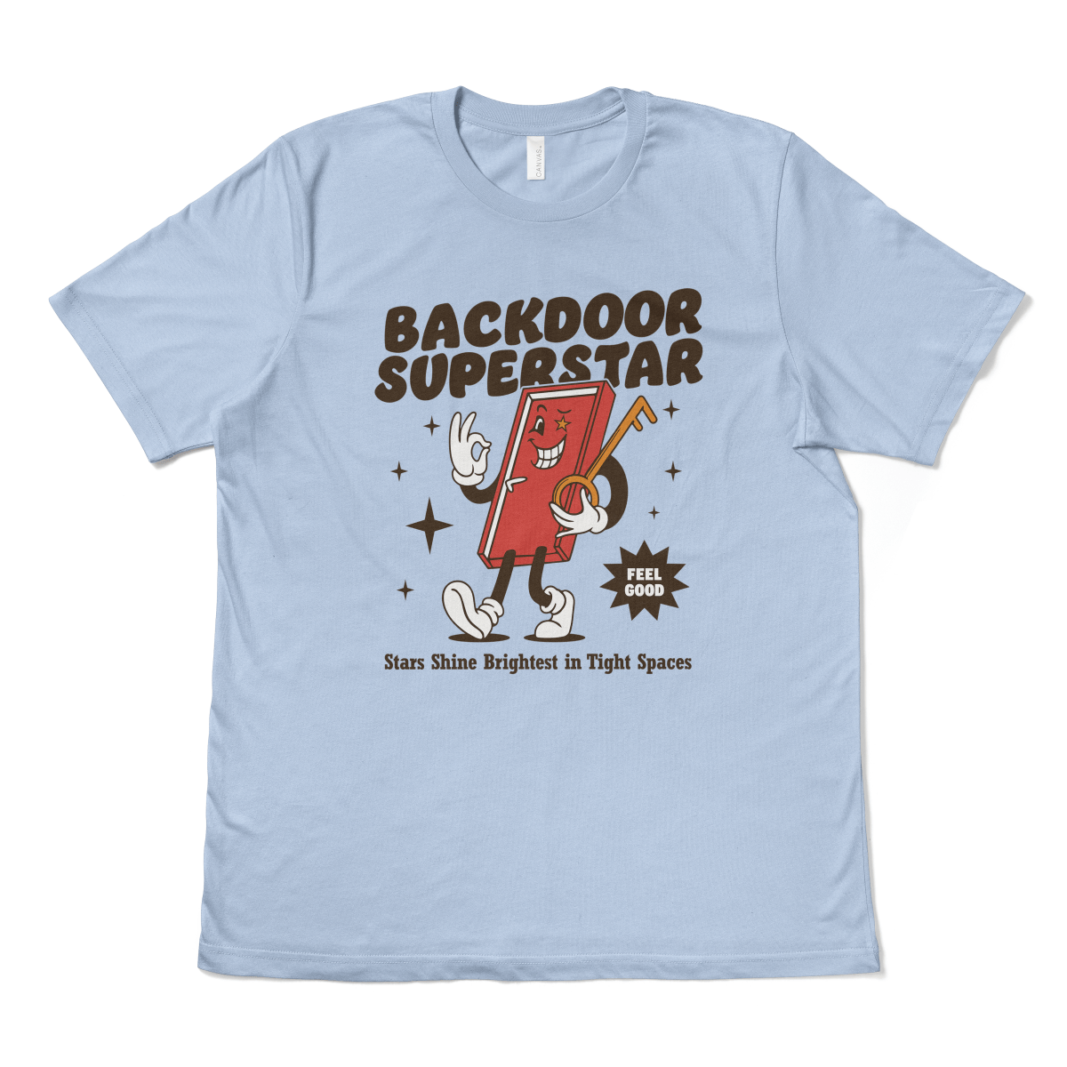 BACKDOOR SUPERSTAR - TeeHeeUSCo - T-Shirt