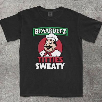 BOYARDEEZ TITTIES SWEATY