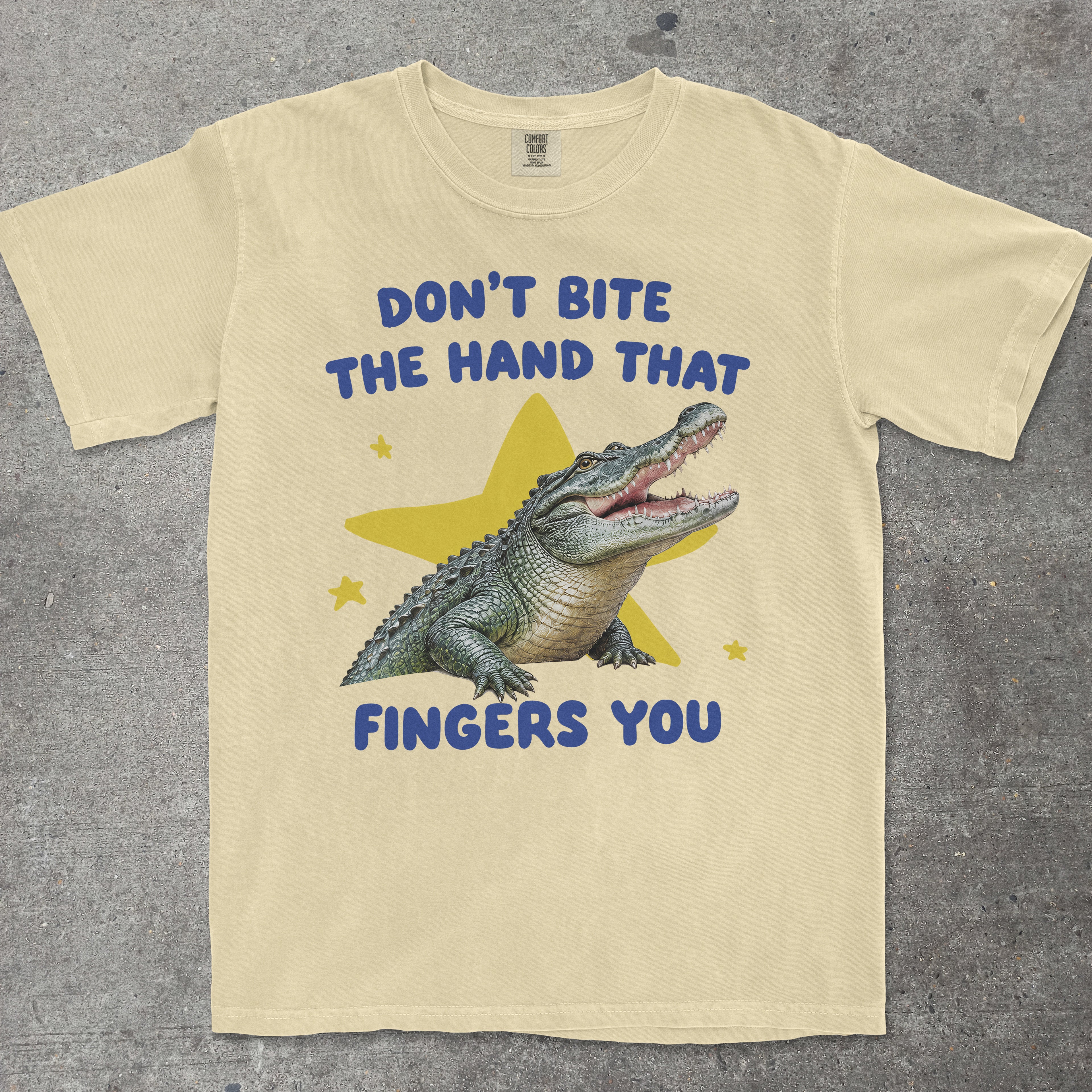 DON'T BITE THE HAND THAT FINGERS YOU