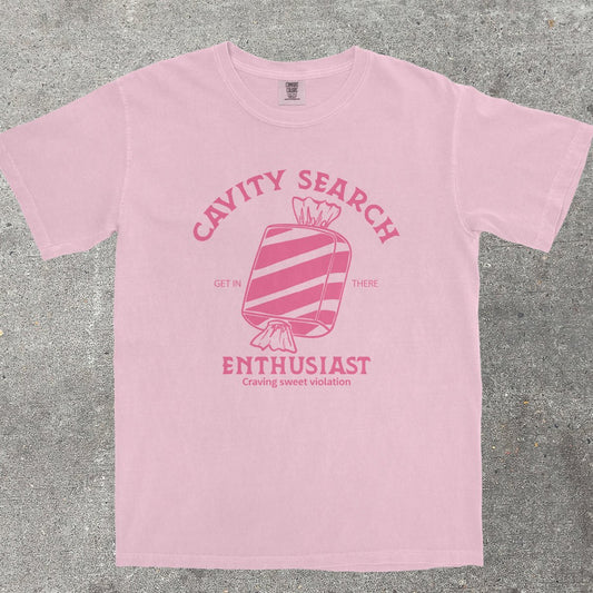 CAVITY SEARCH ENTHUSIAST - TeeHeeUSCo - T-Shirt