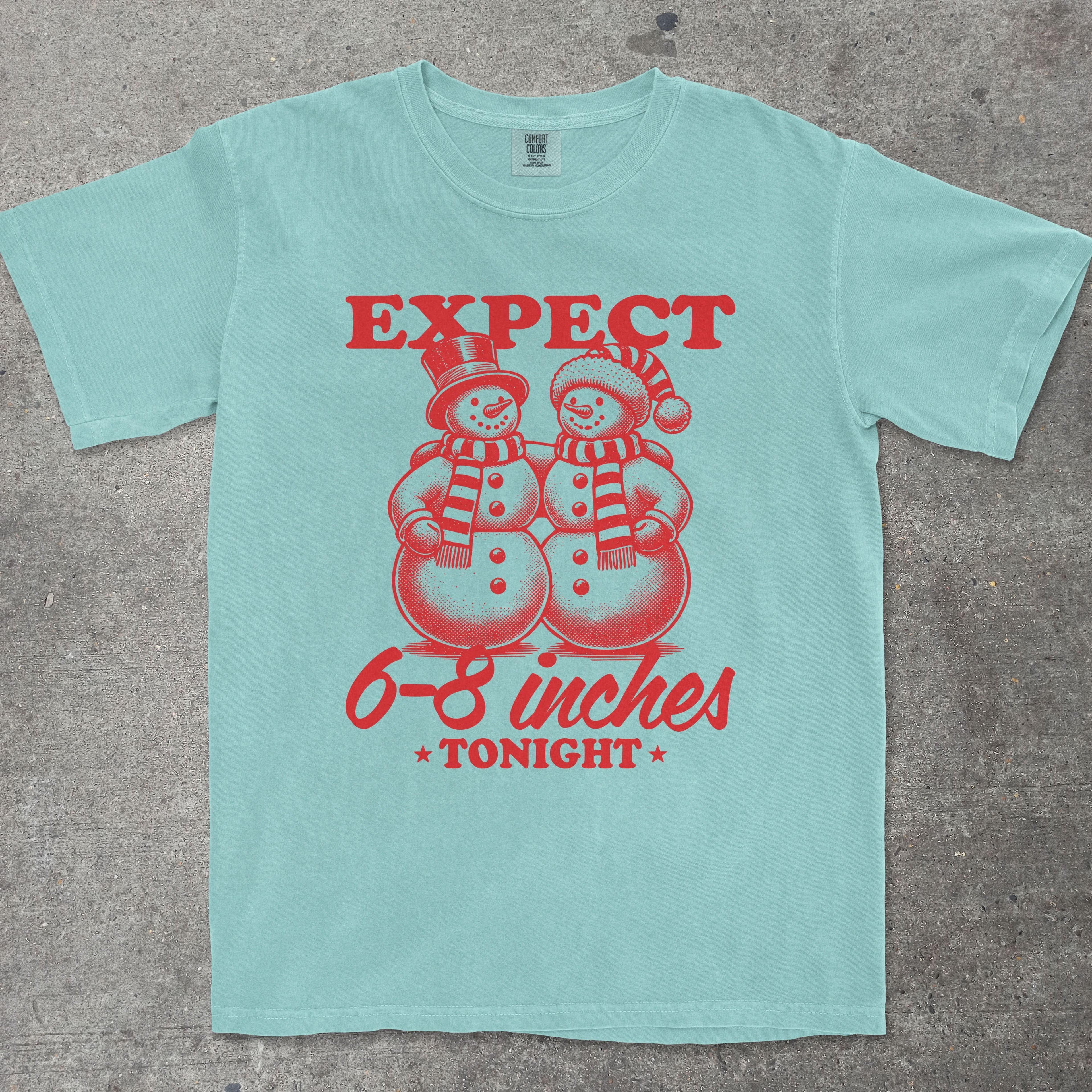 EXPECT 6-8 INCHES TONIGHT