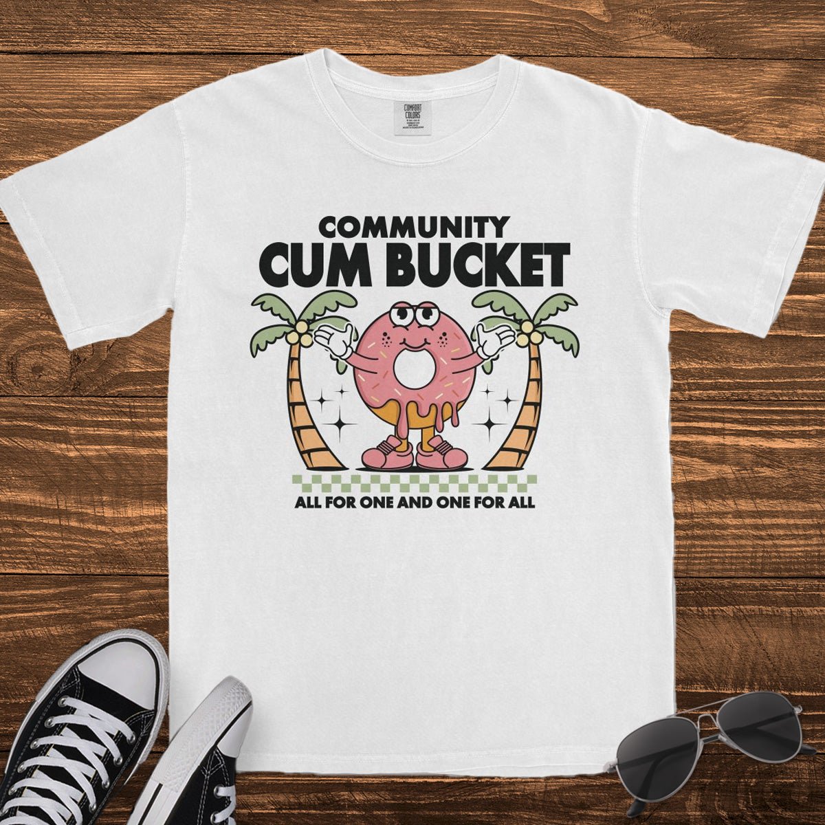 COMMUNITY C*M BUCKET - TeeHeeUSCo - T-Shirt