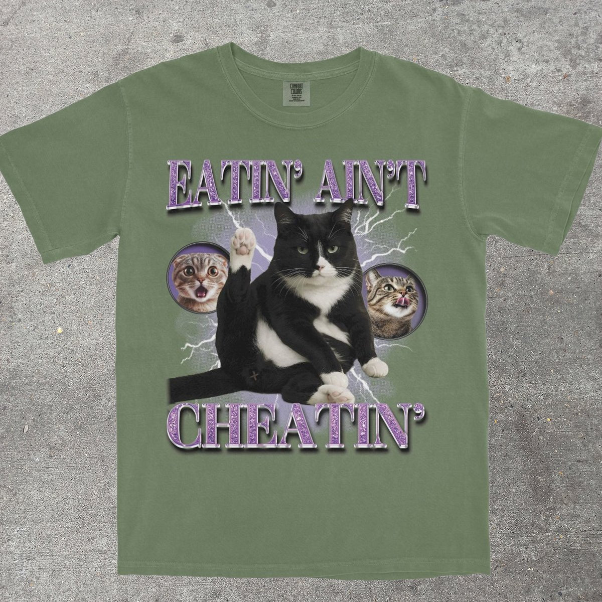 EATIN' AIN'T CHEATIN' - TeeHeeUSCo - T-Shirt