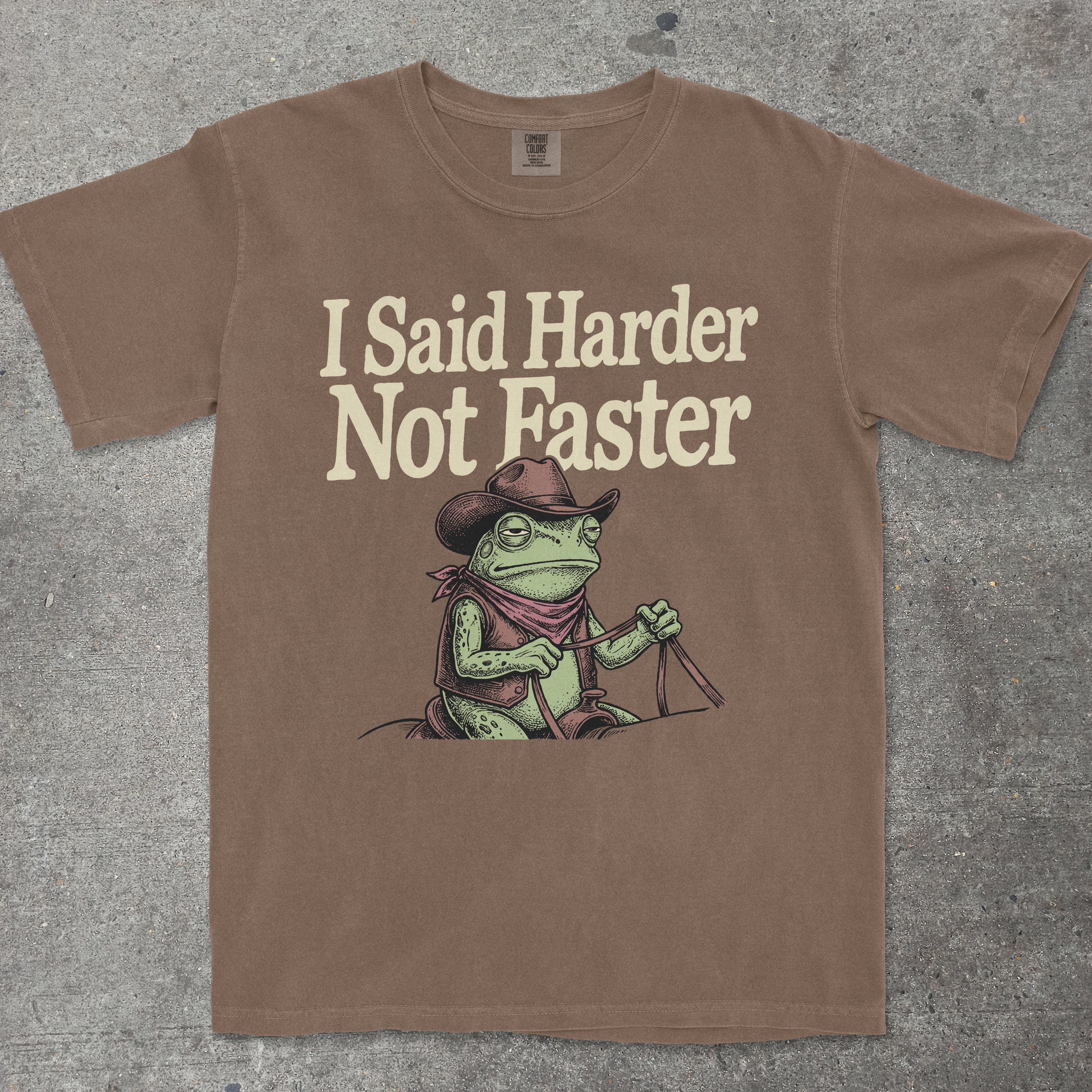 I SAID HARDER NOT FASTER