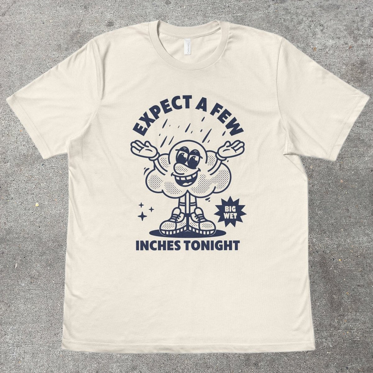 EXPECT A FEW INCHES TONIGHT - TeeHeeUSCo - T-Shirt