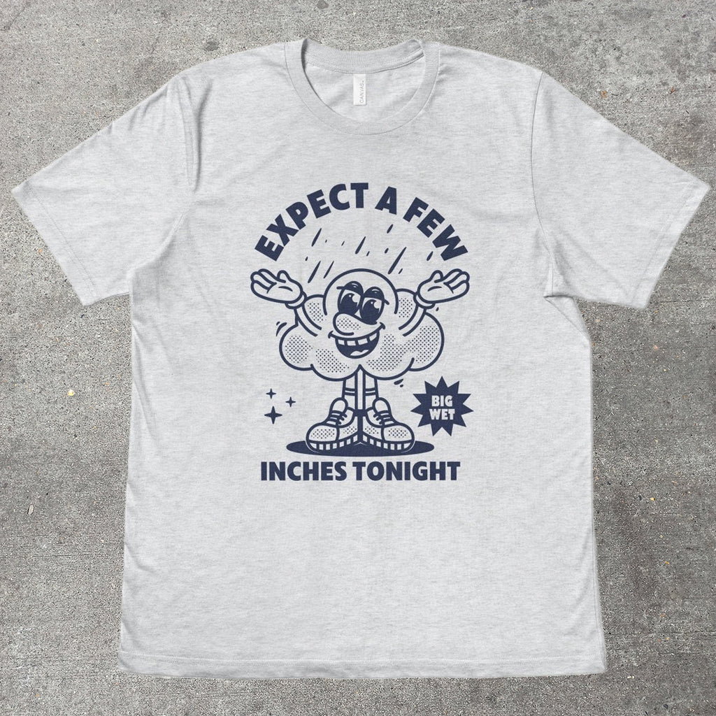 EXPECT A FEW INCHES TONIGHT - TeeHeeUSCo - T-Shirt