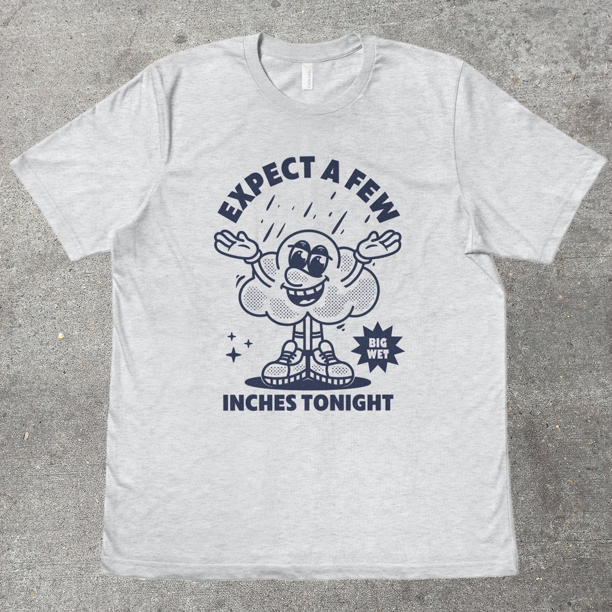 EXPECT A FEW INCHES TONIGHT - TeeHeeUSCo - T-Shirt