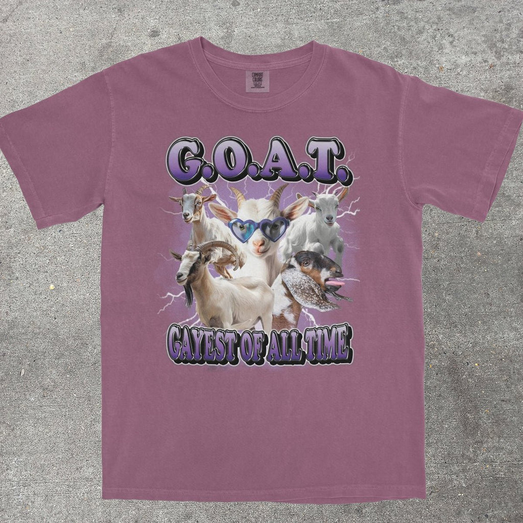 G.O.A.T. GAYEST OF ALL TIME - TeeHeeUSCo - T-Shirt
