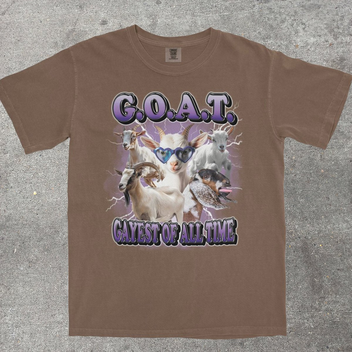 G.O.A.T. GAYEST OF ALL TIME - TeeHeeUSCo - T-Shirt