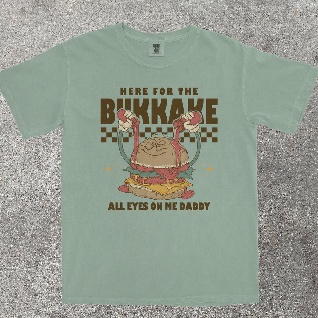 HERE FOR THE B*KKAKE - TeeHeeUSCo - T-Shirt