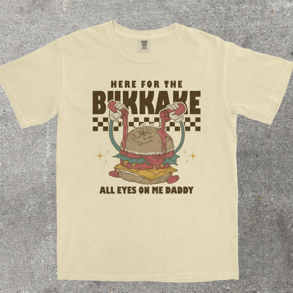 HERE FOR THE B*KKAKE - TeeHeeUSCo - T-Shirt